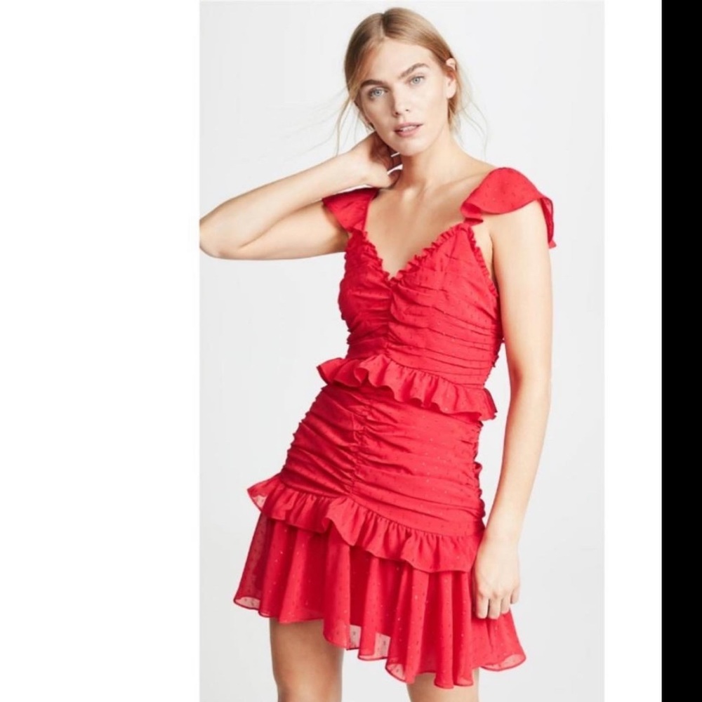 Talulah red mini dress XS NWT